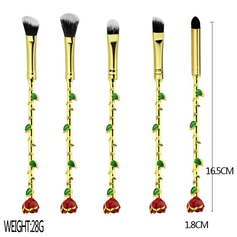 Beauty and The Beast Inspired - Enchanted Rose Makeup Brush Set