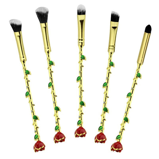 Beauty and The Beast Inspired - Enchanted Rose Makeup Brush Set