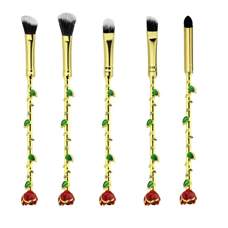 Beauty and The Beast Inspired - Enchanted Rose Makeup Brush Set