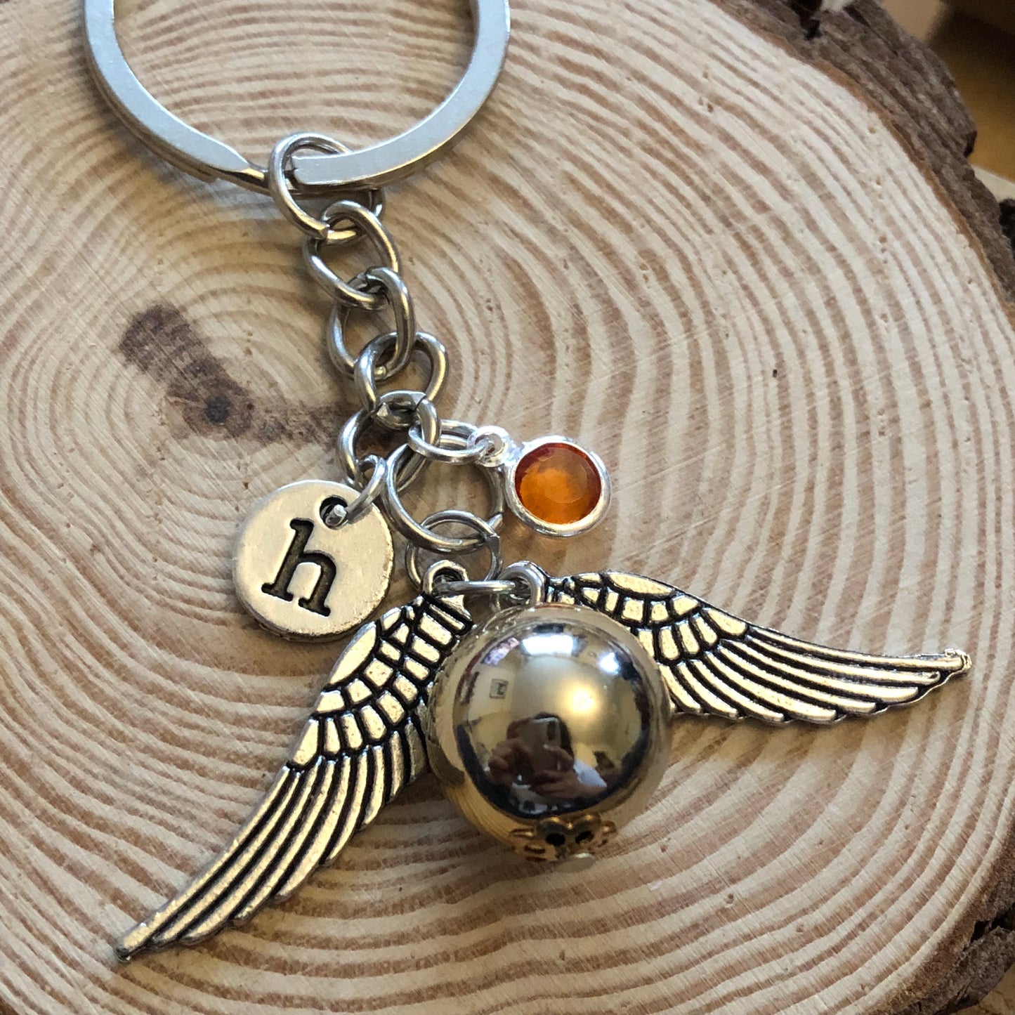HANDMADE Harry Potter Style Wizard House Keyring