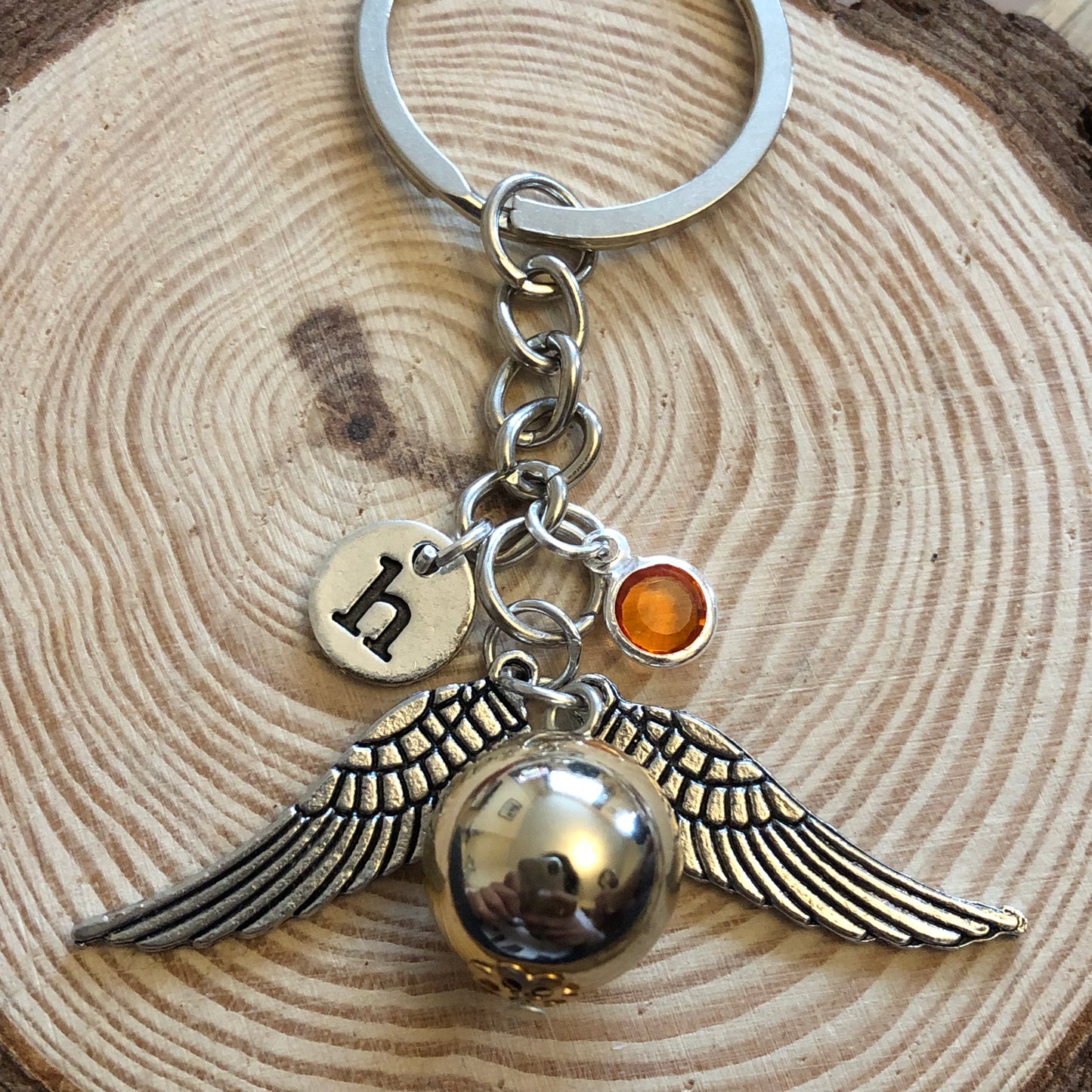 HANDMADE Harry Potter Style Wizard House Keyring