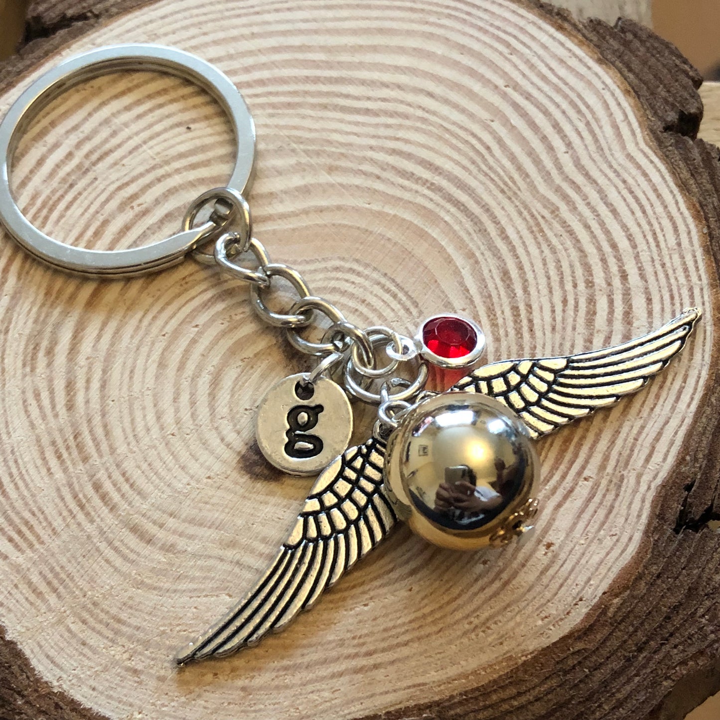 HANDMADE Harry Potter Style Wizard House Keyring