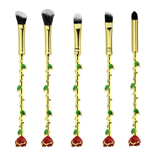 Beauty and The Beast Inspired - Enchanted Rose Makeup Brush Set